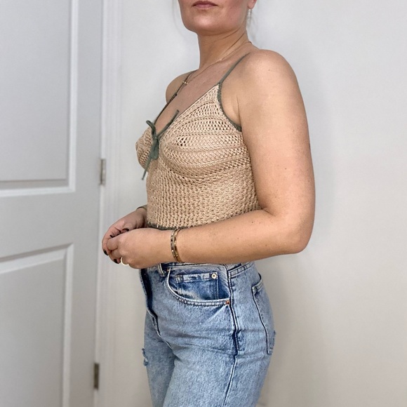 Crochet Knit Summer Beach Tank - Picture 3 of 7